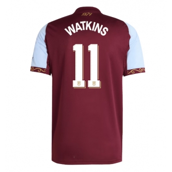 Aston Villa Ollie Watkins #11 Maglia Gara Casa Repliche 2025-26 Maniche Corte